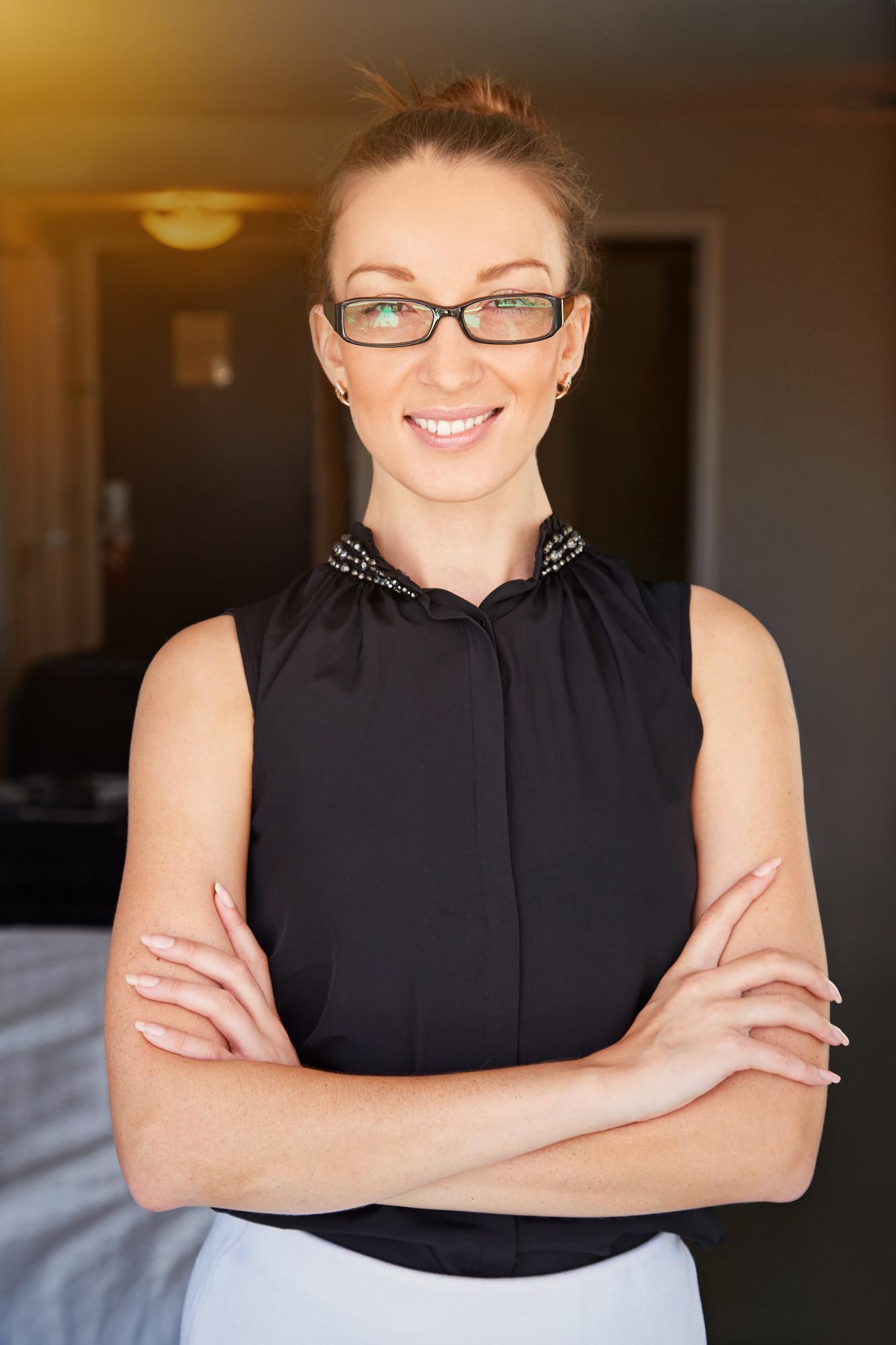 portrait of Lidia, operations manager